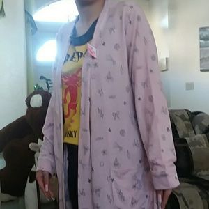 Size small, light pink long cardigan